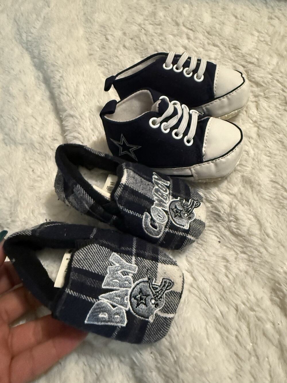 Dallas Cowboys 0-6m Infant Baby Slippers Booties
